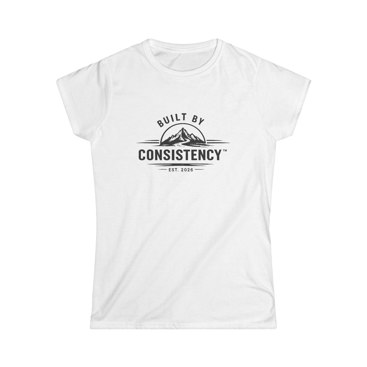 Built By Consistency ™ Mountain Logo Women's Tee