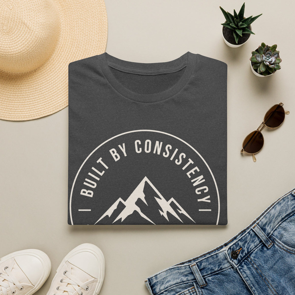 Built by Consistency™ Mountain Logo Men T-Shirt