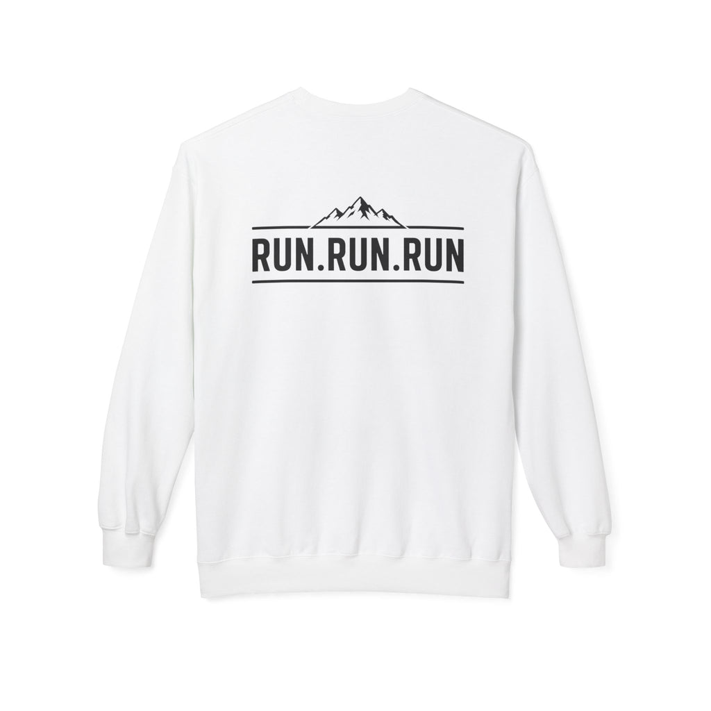 Chase Miles, Not Excuses | Motivational Running Crewneck Sweatshirt —