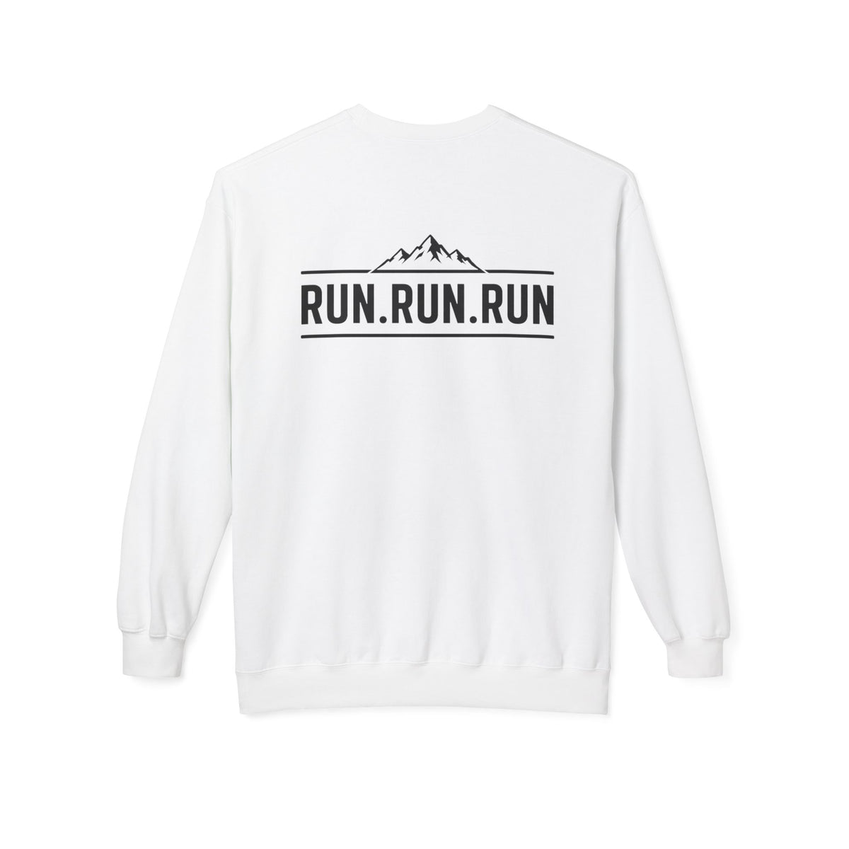Chase Miles, Not Excuses | Motivational Running Crewneck Sweatshirt —