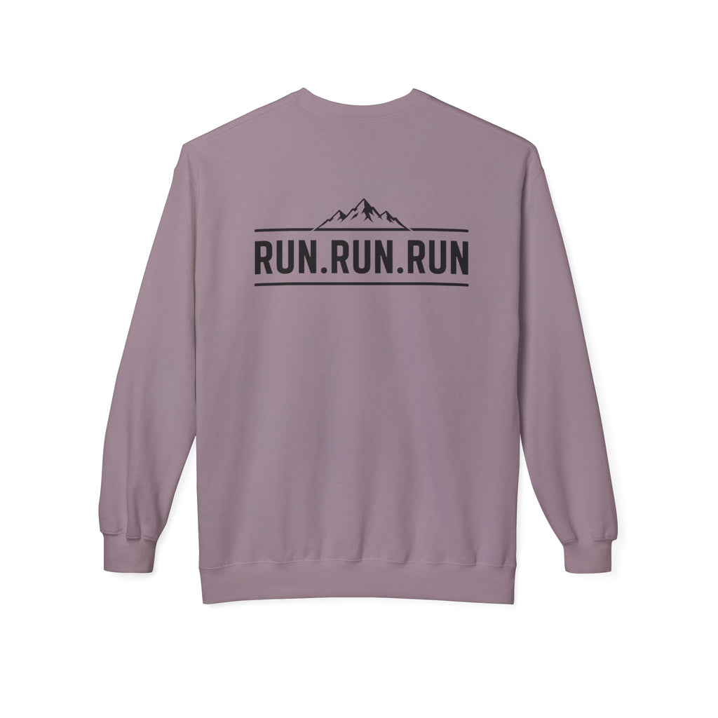 Chase Miles, Not Excuses | Motivational Running Crewneck Sweatshirt —