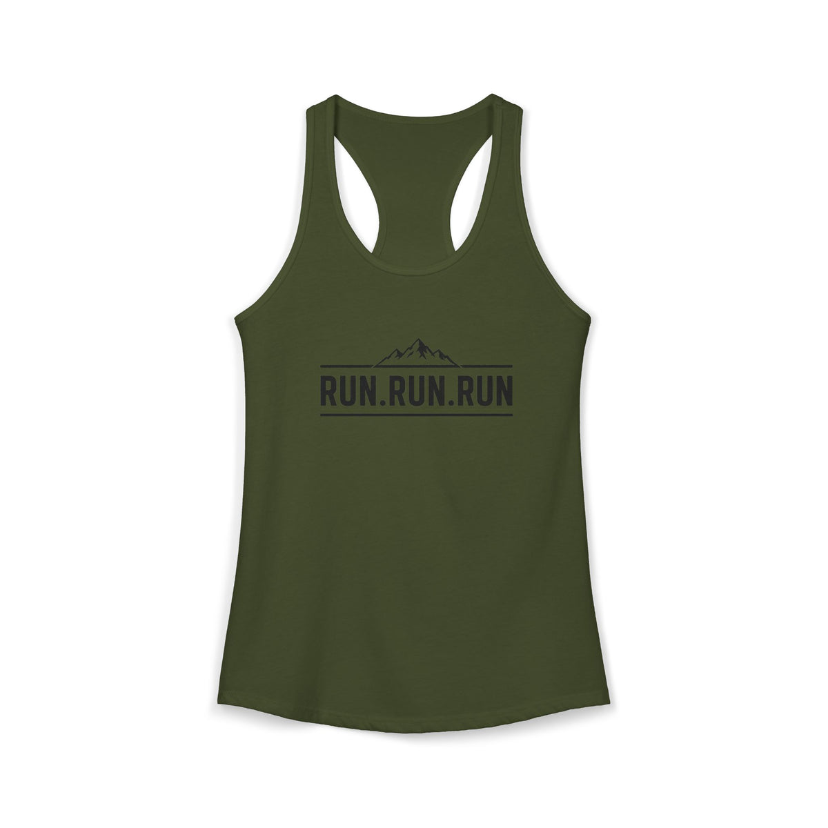 RUN, RUN, Run Women's Racerback Tank