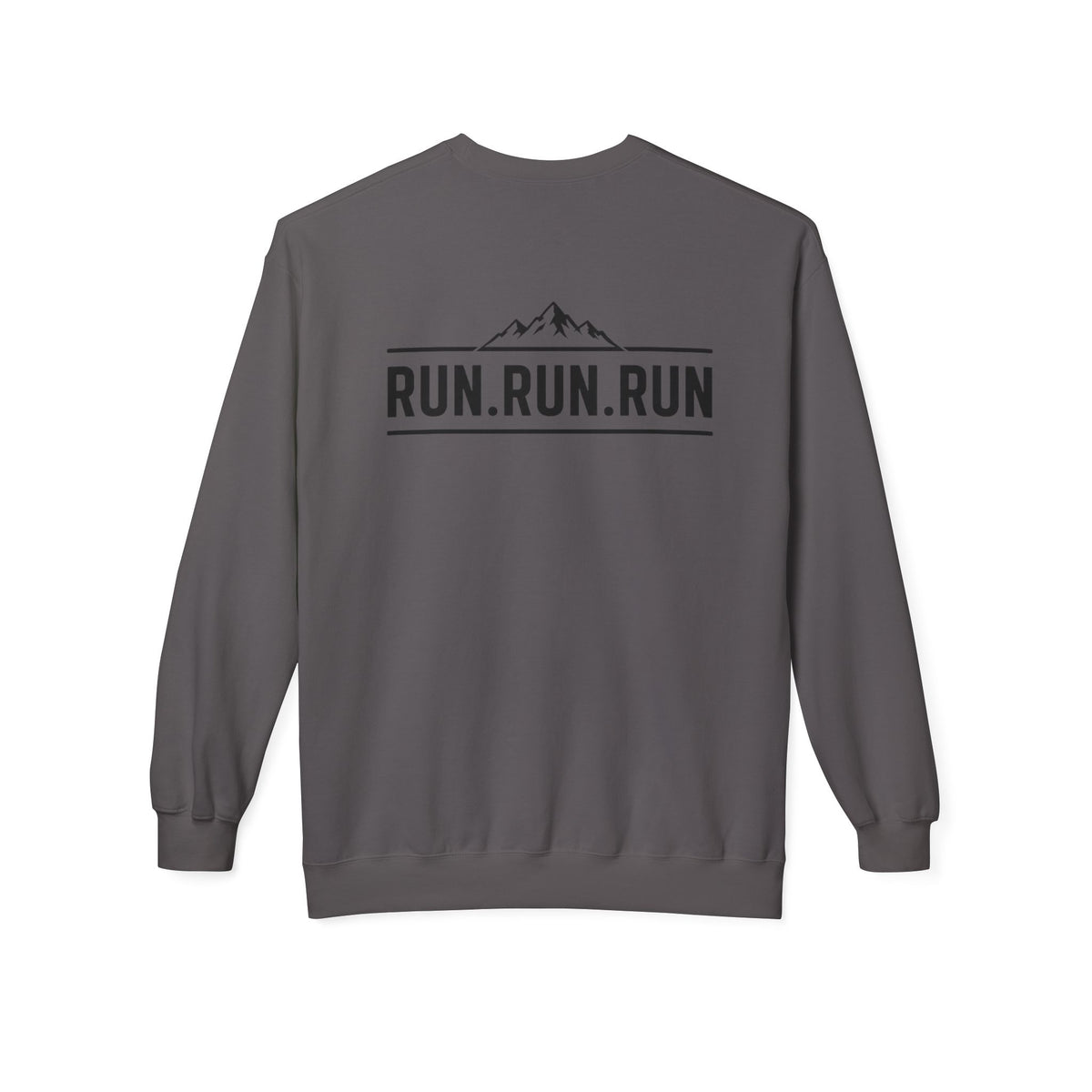 Chase Miles, Not Excuses | Motivational Running Crewneck Sweatshirt —