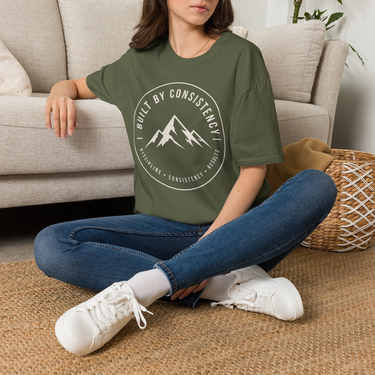 Built by Consistency™ Mountain Logo Men T-Shirt