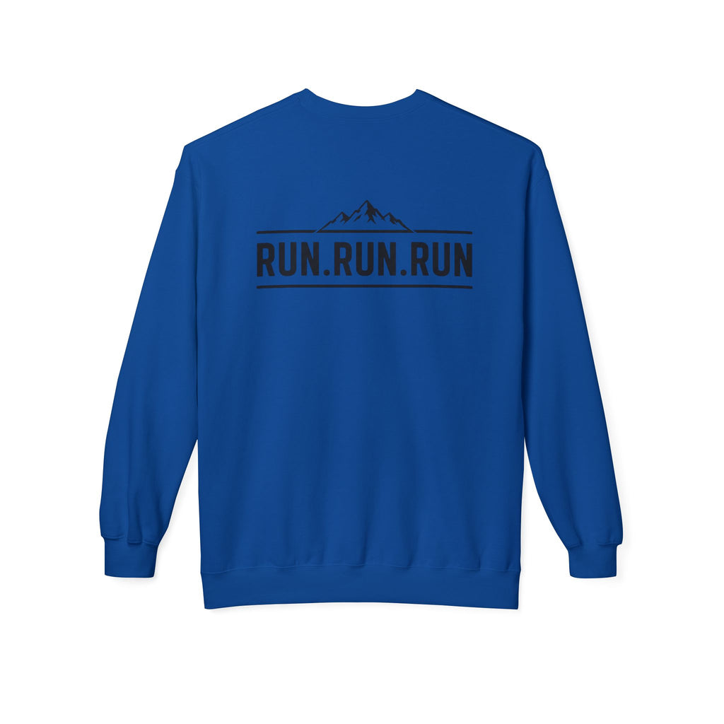 Chase Miles, Not Excuses | Motivational Running Crewneck Sweatshirt —
