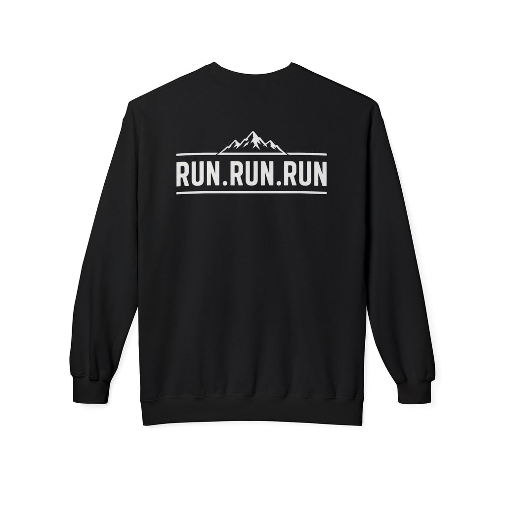 Chase Miles, Not Excuses | Motivational Running Crewneck Sweatshirt —