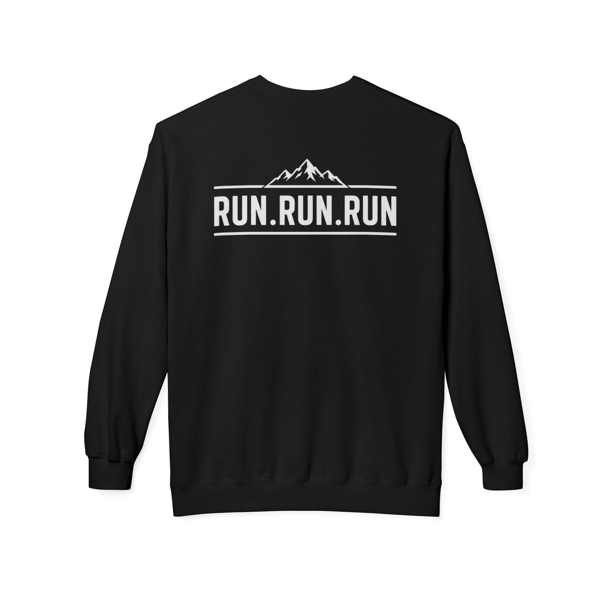 Chase Miles, Not Excuses | Motivational Running Crewneck Sweatshirt —