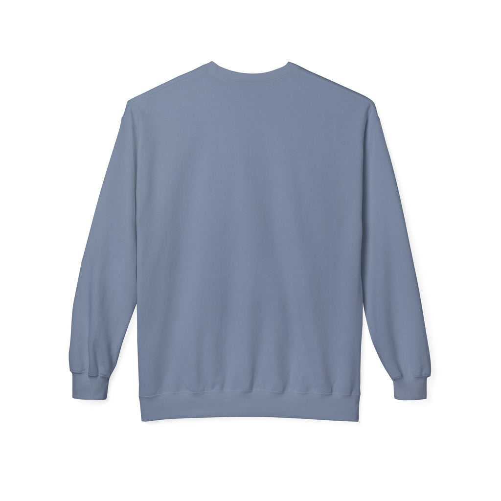 No Easy Road, No Regrets Crewneck Sweatshirt — Mountain Adventure Graphic