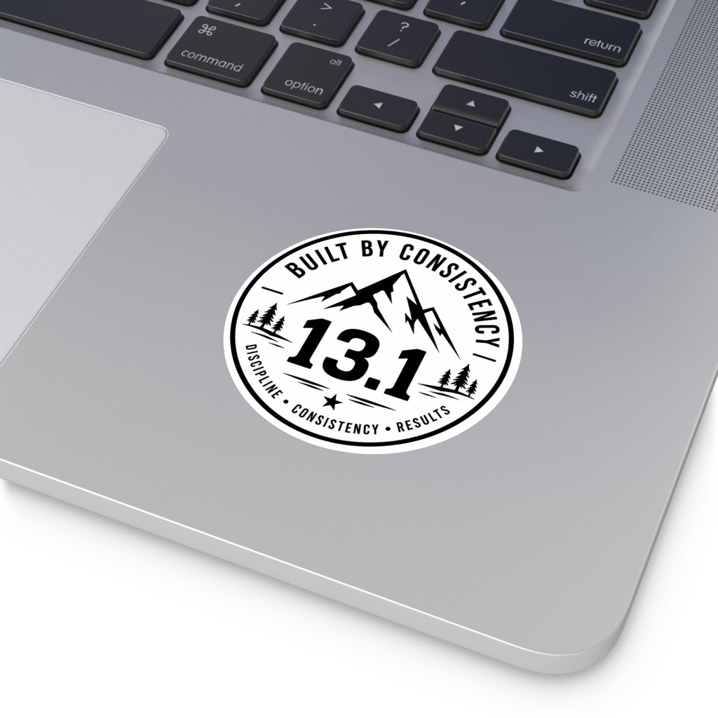 Built by Consistency 13.1 Mile Race Sticker