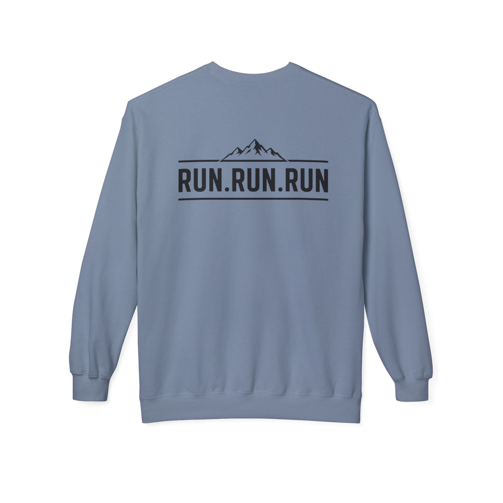 Chase Miles, Not Excuses | Motivational Running Crewneck Sweatshirt —