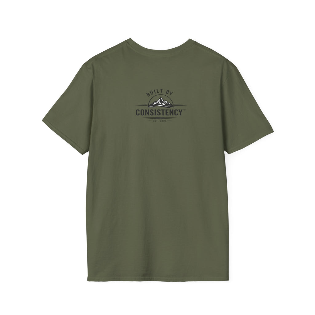 Run Hard Stay Humble Mountain T‑Shirt — Motivational Running Tee