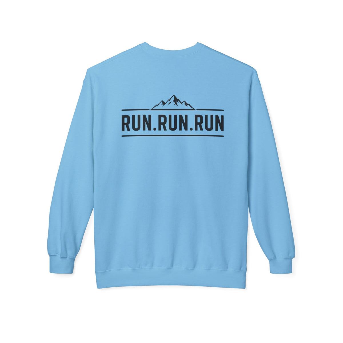 Chase Miles, Not Excuses | Motivational Running Crewneck Sweatshirt —