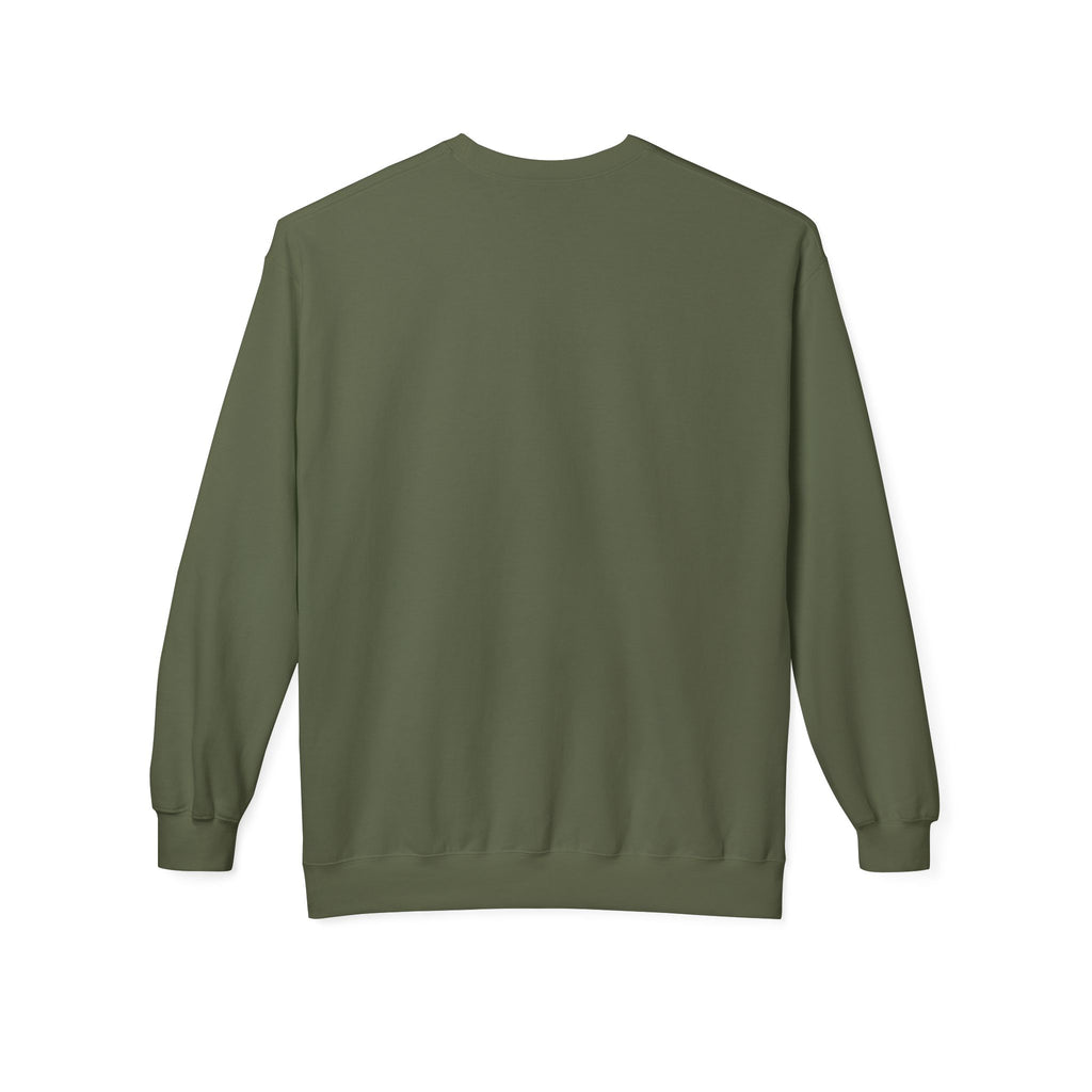 No Easy Road, No Regrets Crewneck Sweatshirt — Mountain Adventure Graphic