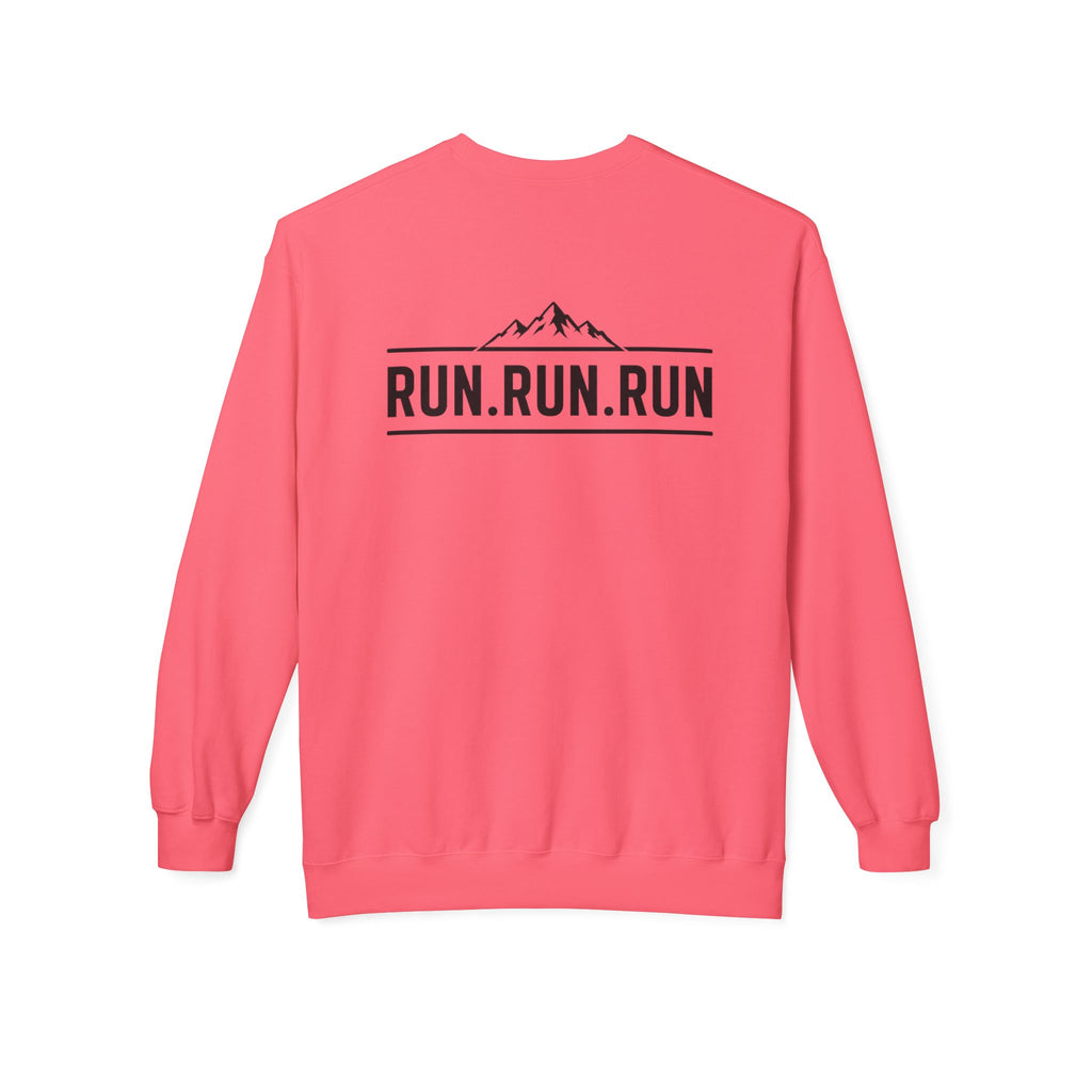 Chase Miles, Not Excuses | Motivational Running Crewneck Sweatshirt —