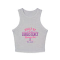 Built by Consistency Running Club Tank Top — Women's Racer Crop