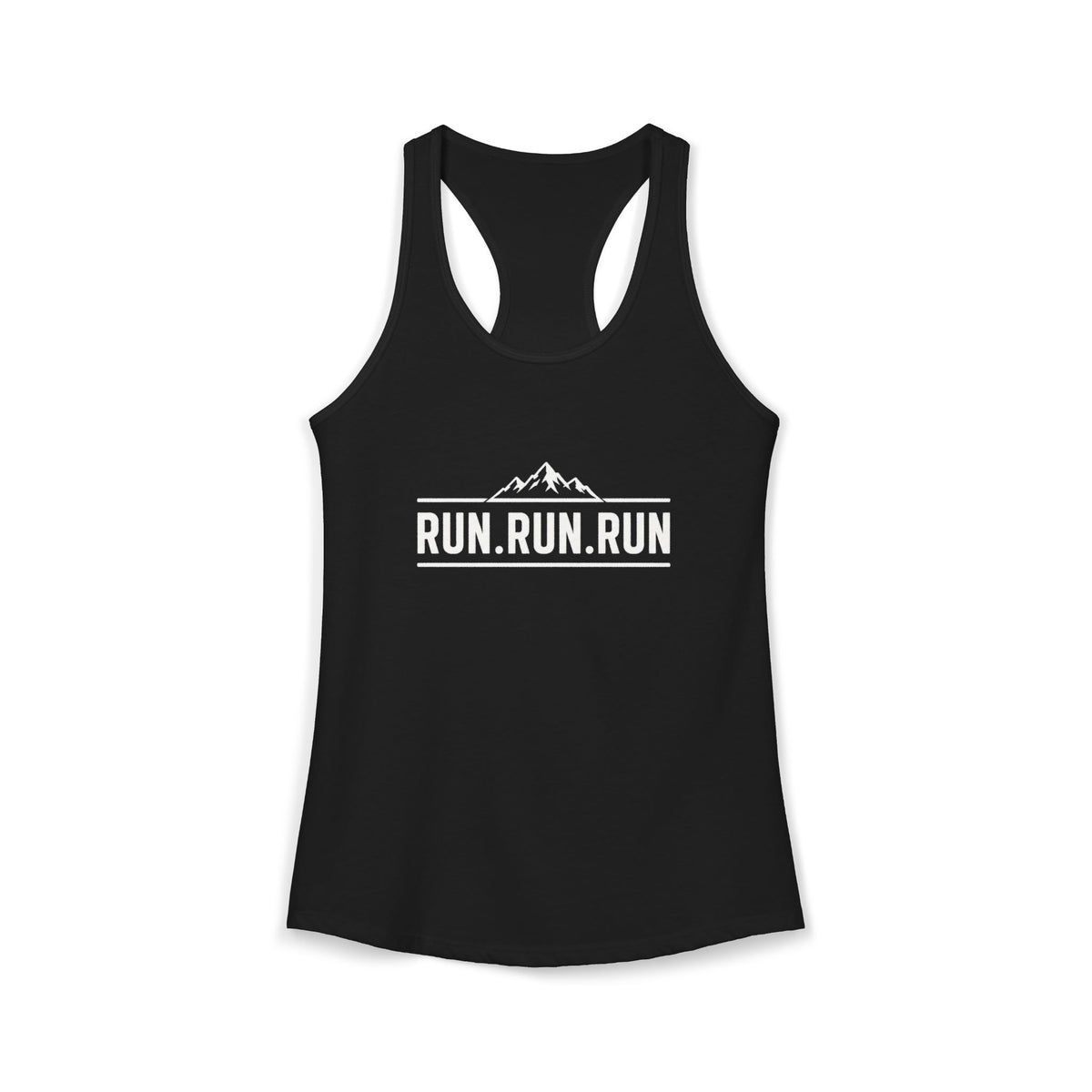 RUN, RUN, Run Women's Racerback Tank