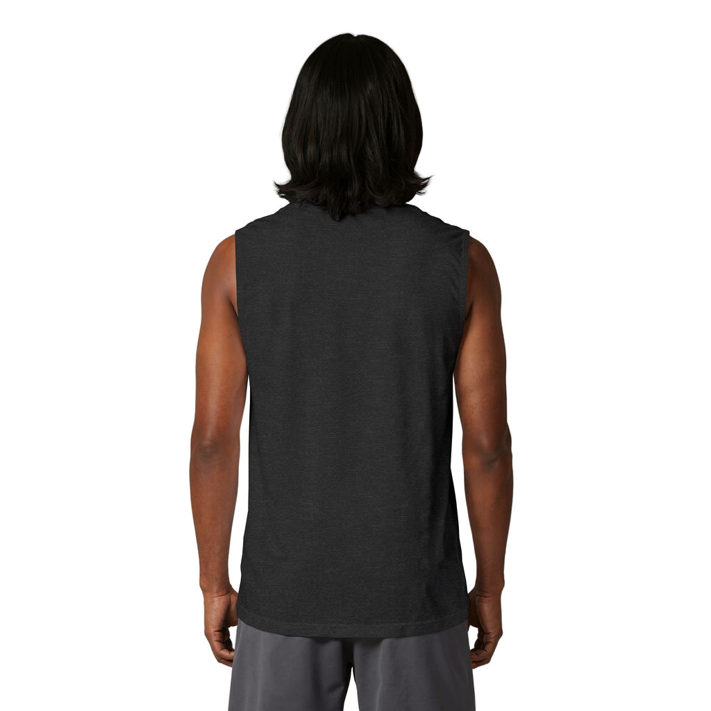 Forged by Miles Muscle Tank — Adventure Mountains Graphic Tank Top