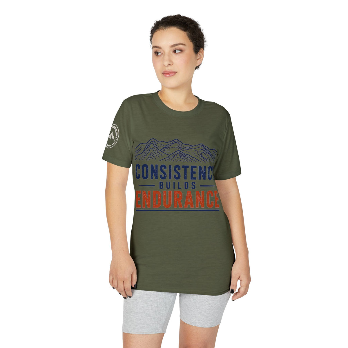 Stronger Than Yesterday Tee — Run, Lift, Repeat Motivational Fitness Shirt