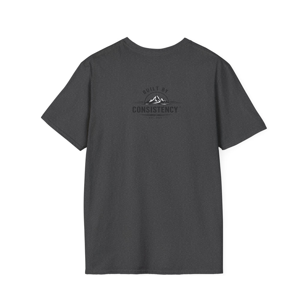 Run Hard Stay Humble Mountain T‑Shirt — Motivational Running Tee